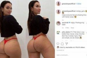 Genesis Lopez Deep Throat Blowjob Skills Nude Porn Video on dochick.com