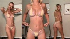 Vicky Stark Birthday Suit Try Nude Video Leaked on dochick.com