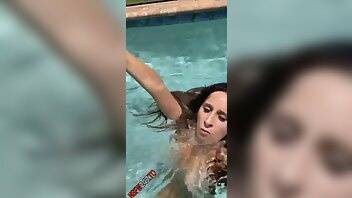 Ashley adams swimming pool tease naked onlyfans videos leaked 2021/07/11 on dochick.com