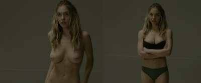 Sydney Sweeney unleashed her big, natural tits again in her new movie (on/off) on dochick.com