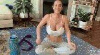 Eva Lovia - Nude Yoga on dochick.com