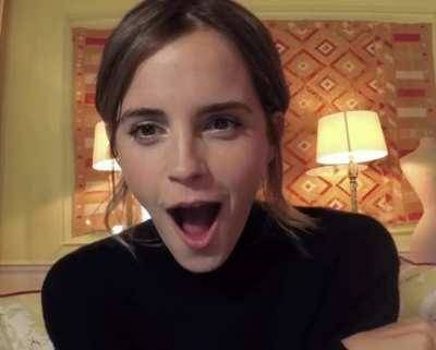 Emma Watson when you initially pull out your dick on dochick.com
