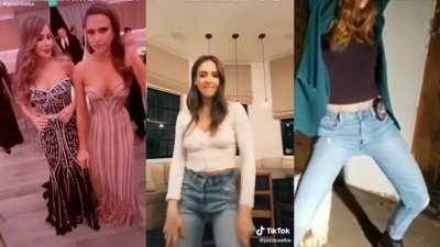 Jessica Alba sure has the legs and the moves to make any man hard on dochick.com