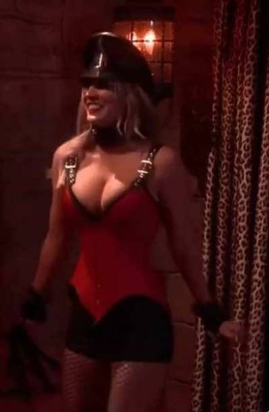 How long would you last with Kaley Cuoco as your dominatrix? on dochick.com