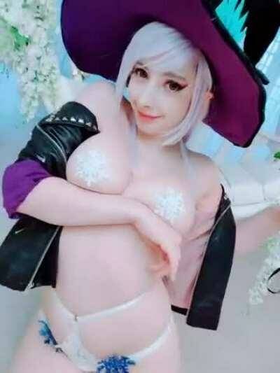Mikomi Hokina - Kyrie Cosplay (FULL PACK IN COMM3NDS) on dochick.com
