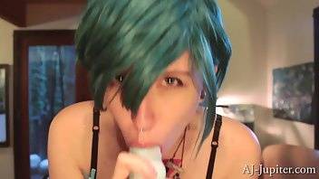 Aj jupiter sucking and gagging on dragon cock cum mouth aliens & monsters porn video manyvids on dochick.com