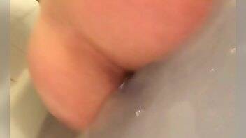 Brattybella ass in bath humiliation with huge plug xxx video on dochick.com
