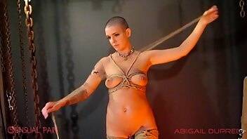 Abigail dupree self tie autoeroticism xxx video on dochick.com