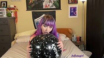 Inflatagirl cumming on goth beach ball with vibrator xxx video on dochick.com
