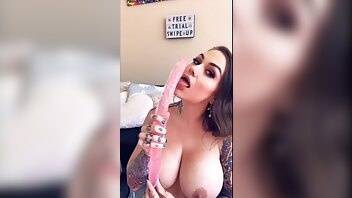 Karmen karma gagging and squirting with 18 inches xxx video on dochick.com