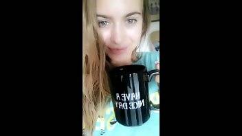 Jill Kassidy drinks coffee in the morning premium free cam snapchat & manyvids porn videos on dochick.com