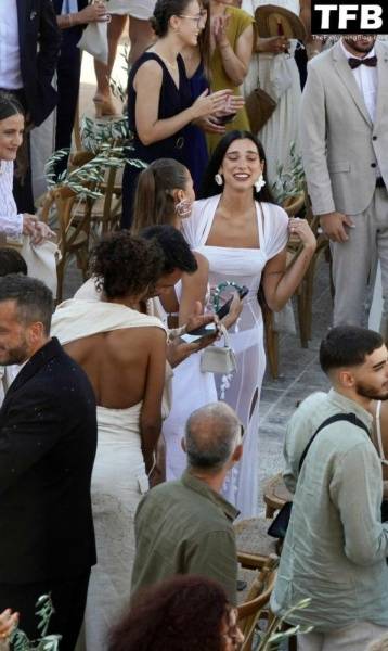 Dua Lipa Looks Stunning at the Wedding of Simon Jacquemus with Marco Maestri in Cap sur Charleval on dochick.com