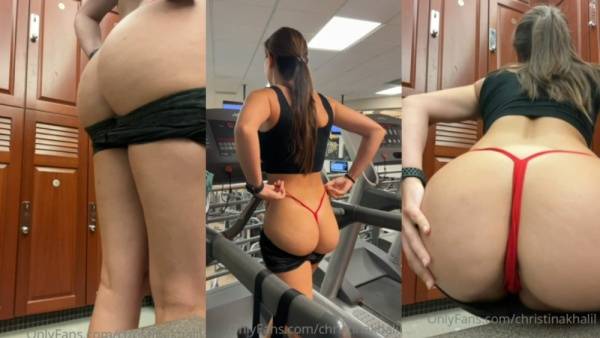 Christina Khalil Post Workout Ass Tease Video Leaked on dochick.com