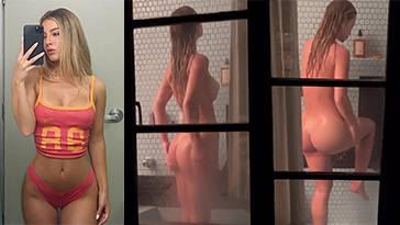 Spying On Daisy Keech Nude Shower Video on dochick.com