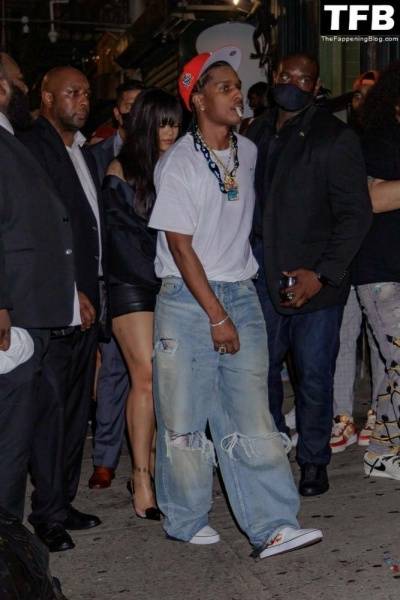 Rihanna & ASAP Rocky Have a Wild Night Out For the Launch in New York - New York on dochick.com