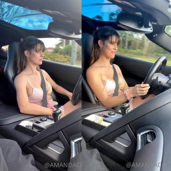 Amanda Cerny Shirtless Driving OnlyFans Video Leaked - Usa on dochick.com