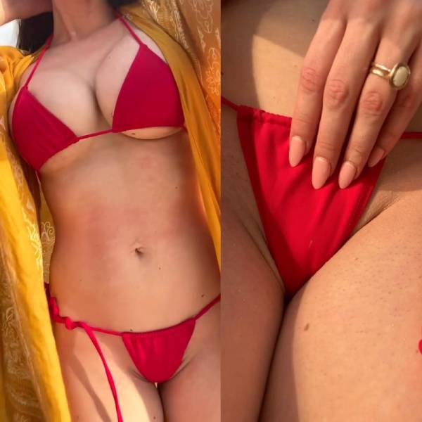 Abby Opel Nipple Beach Bikini Tease Onlyfans Video Leaked - Usa on dochick.com