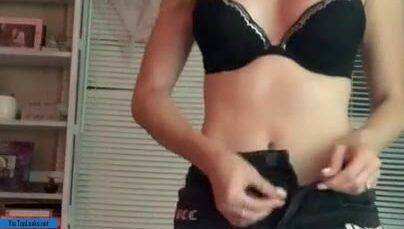 Amazing Jaclyn Glenn Topless Lingerie Strip Video Leaked on dochick.com