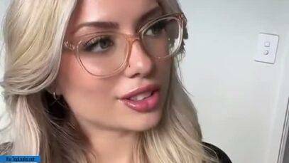 Blonde Latina Glasses on dochick.com