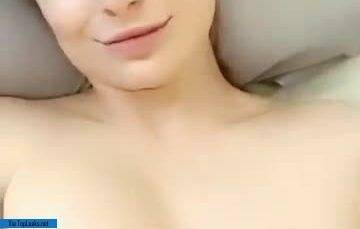 Amazing Bree Essrig Nude Tits Teasing Video Leaked on dochick.com