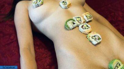 Christina Khalil Naked Body Sushi Onlyfans Set Leaked nude on dochick.com