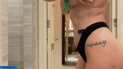 Sexy Sarah Jayne Dunn Topless Striptease In Hotel Video Leak on dochick.com
