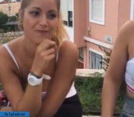 Cute spanish girls in leggings and shorts - Spain on dochick.com