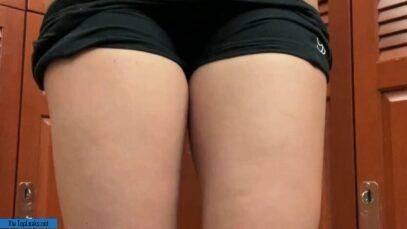 Christina Khalil Public Gym Shorts Strip Onlyfans Video Leaked nude on dochick.com