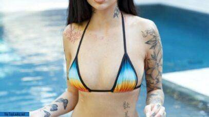 Bhad Bhabie X Rated Bikini Pool Onlyfans Set Leaked nude on dochick.com