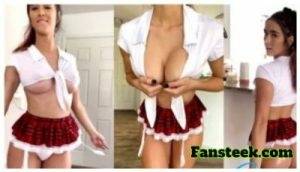 Natalie Roush Nude Mini Skirt Teasing Video Leaked on dochick.com