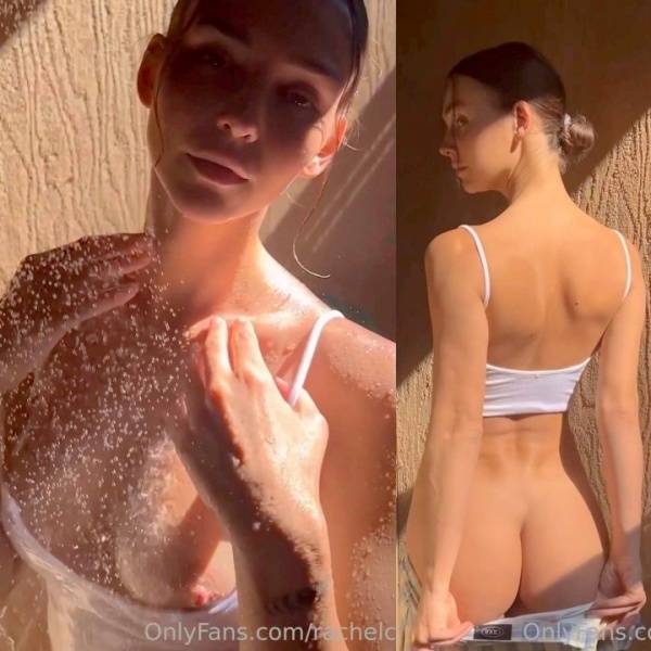 Rachel Cook Naked Outdoor Shower Onlyfans Video Leaked on dochick.com