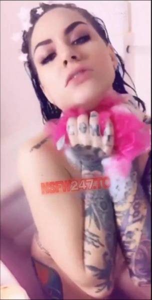 Karmen Karma bathtub dildo masturbation show snapchat premium free xxx porno video on dochick.com