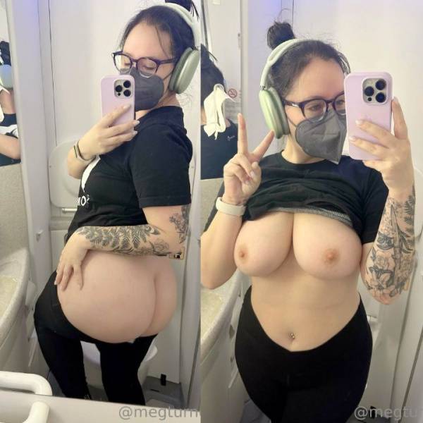 Meg Turney Plane Mirror Selfies Onlyfans Set Leaked on dochick.com