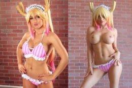 Liz Katz Nude Strip Tease Tohru Cosplay on dochick.com