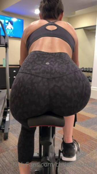 Christina Khalil Gym Ass Leggings Strip Onlyfans Video Leaked on dochick.com