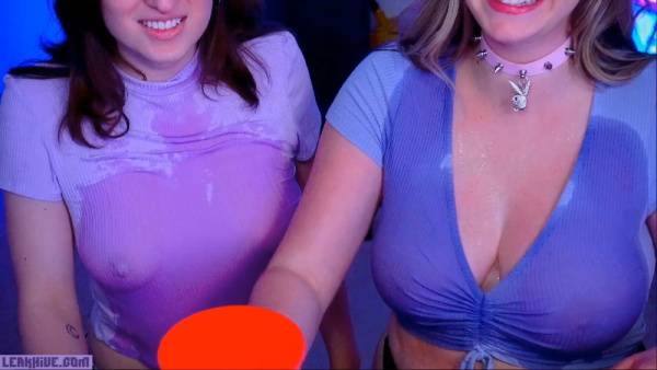TheNicoleT Wet T-Shirt Livestream Fansly Video Leaked on dochick.com