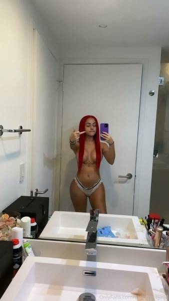 Malu Trevejo Topless Redhead Thong Onlyfans Set Leaked - Usa on dochick.com