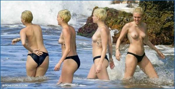 Miley Cyrus Nude Celebrity Tits Photos on dochick.com