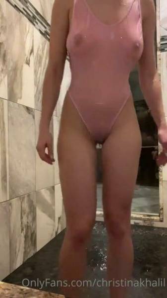 Christina Khalil Nude March Onlyfans Livestream Leaked Part 2 - Usa on dochick.com