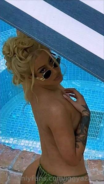 Iggy Azalea Nude See-Through Pool Onlyfans Video Leaked on dochick.com