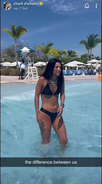 Charli D 19Amelio Bikini Wave Pool Video Leaked - Usa on dochick.com